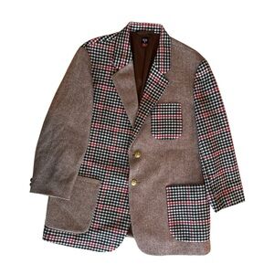 Rowing Blazers x Target Men's XXL Patchwork Houndstooth Blazer
